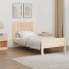 Wall Headboard 95.5x3x60 cm Solid Wood Pine Colour natural Size 95.5 x 60 cm Quantity in Package 1 