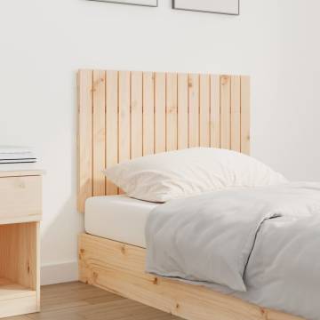 Elegant Solid Pine Wall Headboard - 95.5x3x60 cm