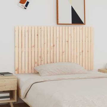 Elegant Solid Wood Pine Wall Headboard - 166x3x90 cm