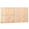 Elegant Solid Wood Pine Wall Headboard - 166x3x90 cm