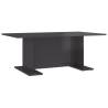 Modern High Gloss Grey Coffee Table | HipoMarket UK