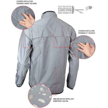 Avento Reflective Running Jacket Men XXL | Hipomarket UK