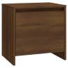 Stylish Brown Oak Bedside Cabinets - Set of 2 | HipoMarket