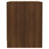 Stylish Brown Oak Bedside Cabinets - Set of 2 | HipoMarket