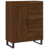 Elegant Highboard in Brown Oak - Stylish Storage Solution