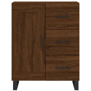 Elegant Highboard in Brown Oak - Stylish Storage Solution