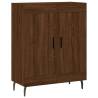 Highboard Brown Oak | Stylish Engineered Wood Storage Cabinet