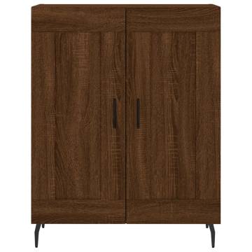 Highboard Brown Oak | Stylish Engineered Wood Storage Cabinet