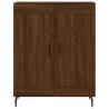 Highboard Brown Oak | Stylish Engineered Wood Storage Cabinet