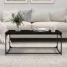 Black Coffee Table 102x50x40 cm - Elegant & Sturdy Design