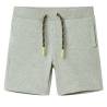 Kids' Shorts with Drawstring Light Khaki Melange 116 Colour khaki Size 116 (5-6y) 