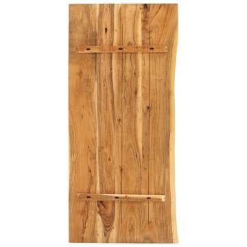 Solid Acacia Wood Bathroom Vanity Top | 114x52 cm - HipoMarket