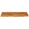 Solid Acacia Wood Bathroom Vanity Top | 114x52 cm - HipoMarket