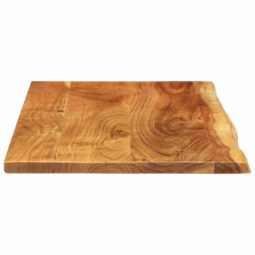 Solid Acacia Wood Bathroom Vanity Top | 114x52 cm - HipoMarket