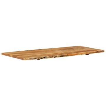 Solid Acacia Wood Bathroom Vanity Top | 114x52 cm - HipoMarket