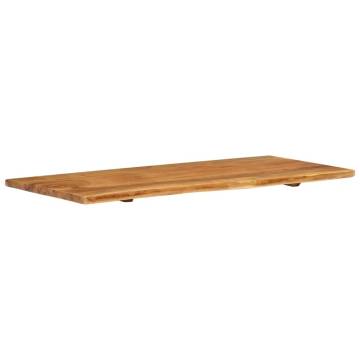 Solid Acacia Wood Bathroom Vanity Top | 114x52 cm - HipoMarket