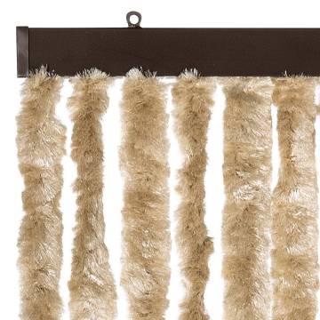 Insect Curtain Beige 56x200 cm Chenille - Hipomarket