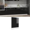 Dishwasher Panel High Gloss Black 45x3x67 cm Engineered Wood Colour high gloss black Quantity in Package 1 Model dishwasher panel 45 cm Number of 