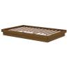 Honey Brown Solid Wood Bed Frame - 120x190 cm Small Double