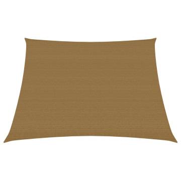 Sunshade Sail 160 gm² Taupe 45x3 m HDPE | Hipomarket UK