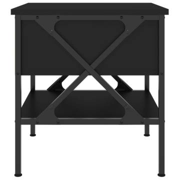 Stylish Bedside Table Black 40x42x45 cm | HipoMarket