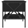 Stylish Bedside Table Black 40x42x45 cm | HipoMarket