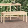 Garden Bench 109x44x45 cm Solid Wood Pine Colour natural pine Size 109 x 44 x 45 cm Quantity in Package 1 Number of 