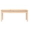 Garden Bench 109x44x45 cm - Solid Pine Wood - Hipomarket