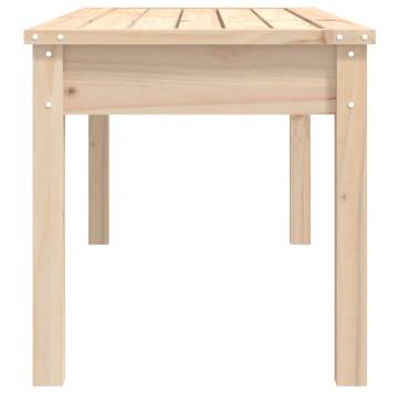 Garden Bench 109x44x45 cm - Solid Pine Wood - Hipomarket