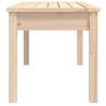 Garden Bench 109x44x45 cm - Solid Pine Wood - Hipomarket