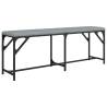 Light Grey Dining Bench 124x32x45 cm - Stylish & Durable