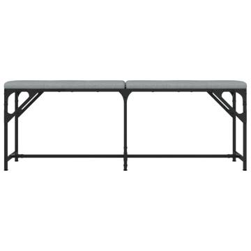 Light Grey Dining Bench 124x32x45 cm - Stylish & Durable