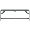 Light Grey Dining Bench 124x32x45 cm - Stylish & Durable