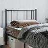 Stylish Black Metal Headboard - 107 cm | Hipo Market