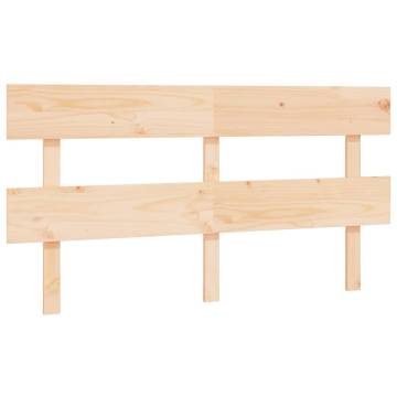 Stylish Solid Wood Pine Bed Headboard - 154x3x81 cm