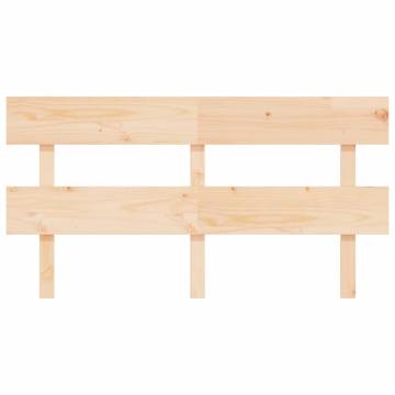 Stylish Solid Wood Pine Bed Headboard - 154x3x81 cm