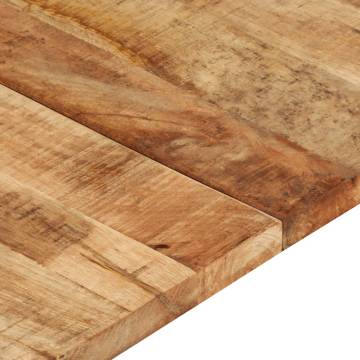 Table Top Solid Mango Wood 120x60 cm - Rustic Charm