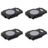 Moving Dollies with 8 Wheels 4 pcs Black Polypropylene 150 kg Quantity in Package 1 