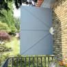 Collapsible Terrace Side Awning Grey - 240x160 cm | HipoMarket