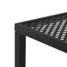 Garden Table Black 180x83 cm - Durable Steel Design