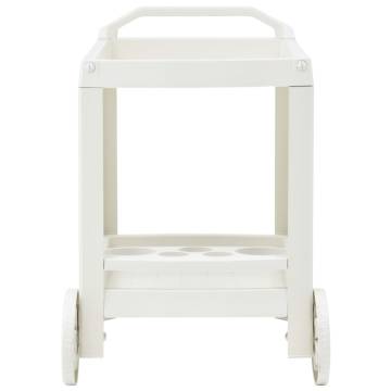 Durable White Beverage Cart - 69x53x72 cm | Hipomarket