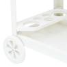 Durable White Beverage Cart - 69x53x72 cm | Hipomarket