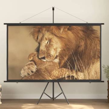 Projection Screen with Tripod 90" 16:9 - Durable & Adjustable