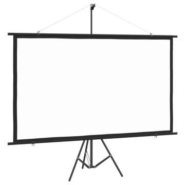 Projection Screen with Tripod 90" 16:9 - Durable & Adjustable