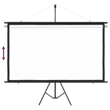 Projection Screen with Tripod 90" 16:9 - Durable & Adjustable