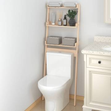 Stylish Solid Wood Toilet Rack - 63.5x32x179 cm | HiPoMarket