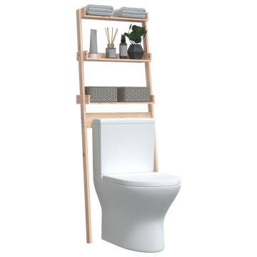 Stylish Solid Wood Toilet Rack - 63.5x32x179 cm | HiPoMarket