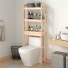 Toilet Rack 63x26x171 cm Solid Wood Pine Colour natural 