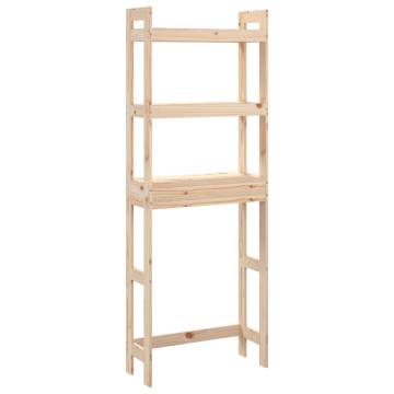 Elegant Solid Pine Toilet Rack - Space Saving & Stylish Design