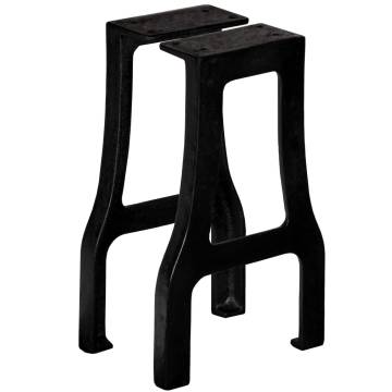 A-Frame Cast Iron Bench Legs - 2 pcs | Industrial Style